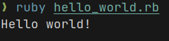 Hello World!