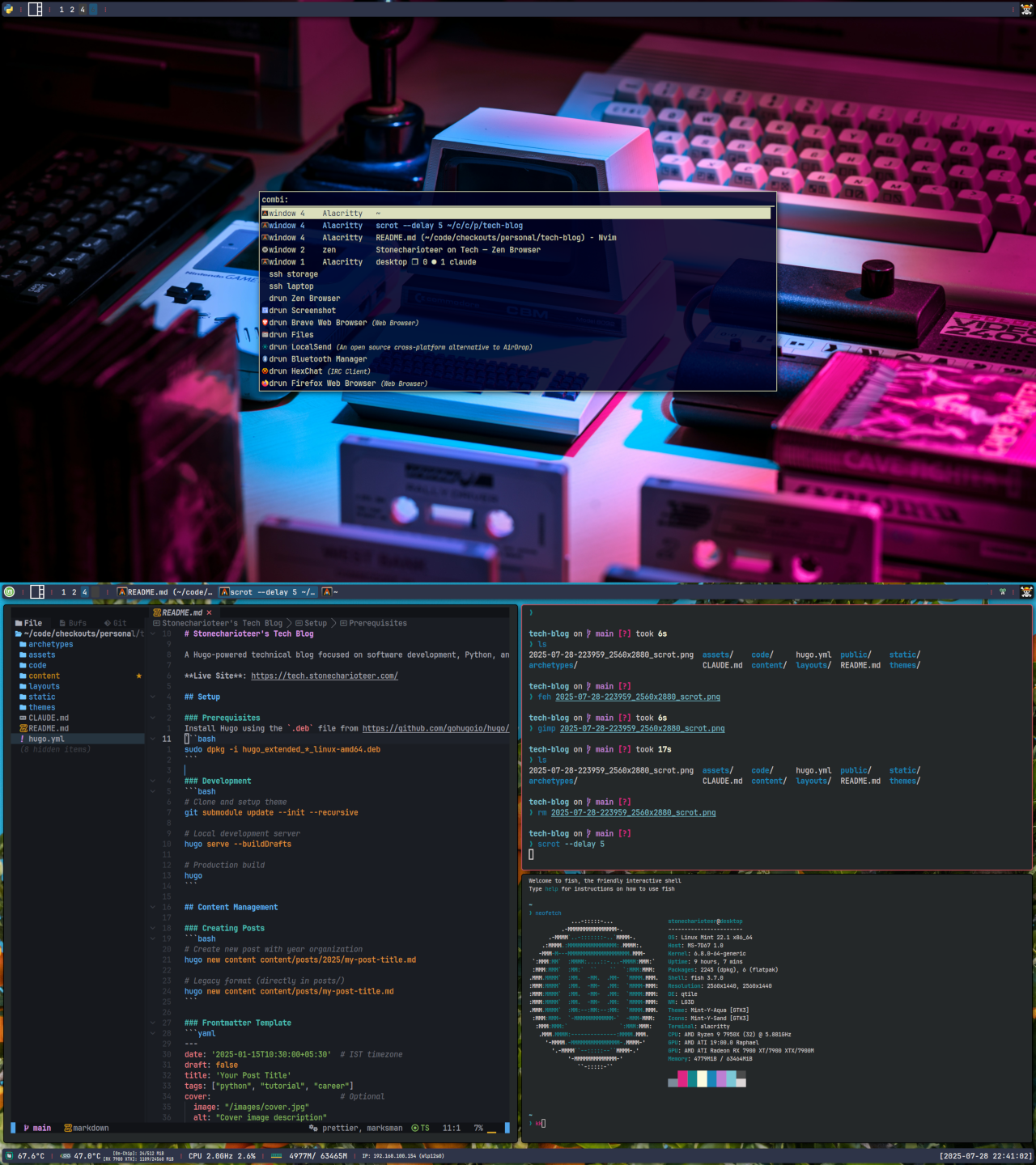 Qtile Config